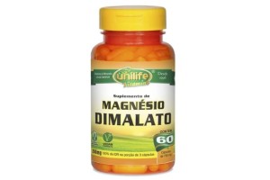 Magnésio Dimalato 600mg 60 Cápsulas - Unilife