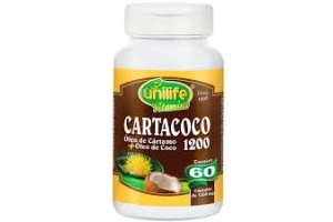 Cartacoco Óleo de cártamo + Coco 60 cápsulas - Unilife