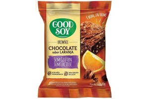 BROWNIE DE CHOCOLATE SABOR LARANJA - GOODSOY