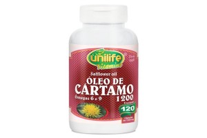 Óleo de Cártamo 1200mg 120 Cápsulas - Unilife