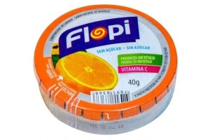 BALAS DIET SABOR LARANJA - FLOPI