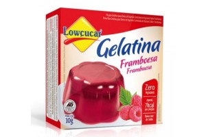 GELATINA ZERO AÇÚCAR SABOR FRAMBOESA - LOWÇUCAR
