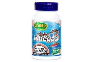 Ômega 3 Alpha (Óleo de Salmão Importado) 60 Cápsulas - Unilife