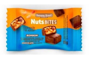 BOMBOM NUTSBITES PASTA DE AMENDOIM - BANANA BRASIL