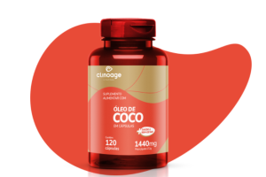 Óleo de Coco 1440 mg 120 Cápsulas - Clinoage
